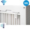 Dezumidificator si incalzitor cu rotor Woods WDD90 Ionizare Control WiFi Capacitate 8 litri/zi 3 Trepte ventilator pentru temperaturi scazute suprafata 60 mp